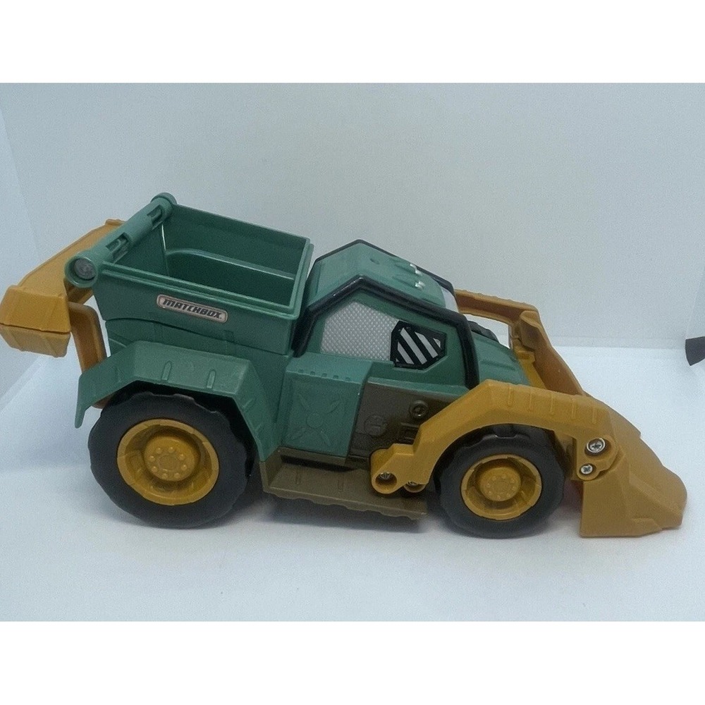 MATCHBOX DUMPIN' LOADER TOY TRUCK W/PULL LEVER‎ SCOOP LOAD TOSS DUMP